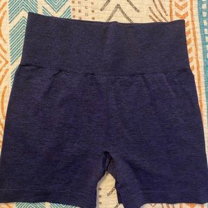 Zyia Navy Seamless Hustle Shorts